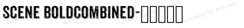 Scene BoldCombined字体转换